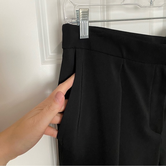 IRO High Waisted Black Trouser Pants with Pleats Size 38 US 6 - Picture 4 of 11